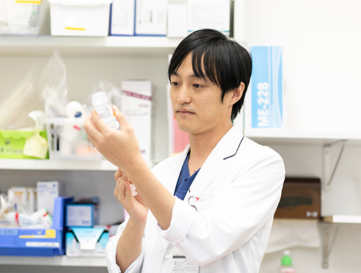 交流している様子